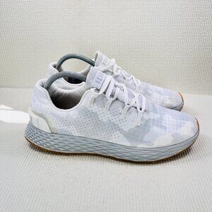 Nobull Shoes Women 10 Men 8.5 All Day Ripstop Running Sneakers White Gum Sole